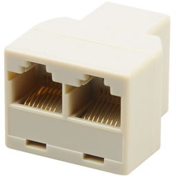 弗吉凯柏 cabos 不可同时使用 网络三通头 电脑网线分线器 网络接口一分二分接器家电配件产品图片1
